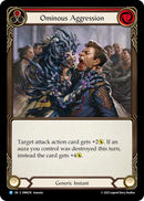 Ominous Aggression (Red) [OMN216] (Omens of the Third Age)  Rainbow Foil