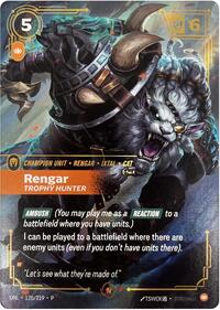 Rengar - Trophy Hunter (120/219) [Riftbound Organized Play Promotional Cards]
