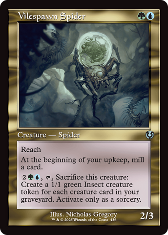 Vilespawn Spider (Retro Frame) [Innistrad Remastered]