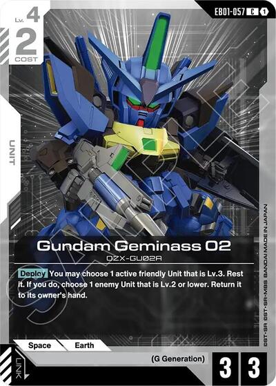 Gundam Geminass 02 (EB01-057) [Eternal Nexus]