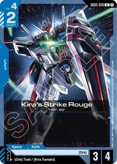 Kira's Strike Rouge (GD05-010) [Freedom Ascension]