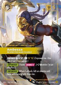Ambessa, Respected and Feared (136/166) [Vendetta]