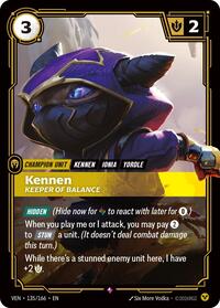 Kennen, Keeper of Balance (135/166) [Vendetta]