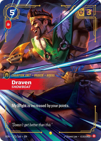 Draven, Showboat (172/166) [Vendetta]