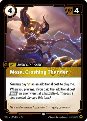 Masa, Crashing Thunder (120/166) [Vendetta]