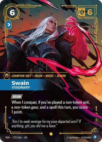 Swain, Visionary (Overnumbered) (173/166) [Vendetta]