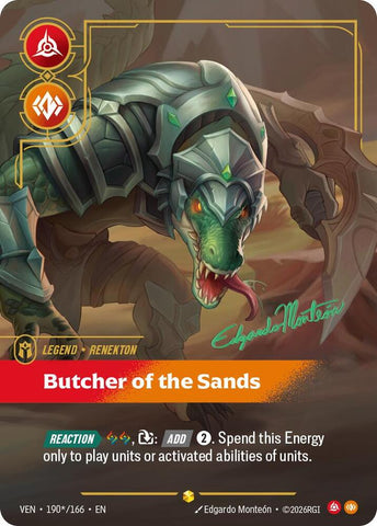 Renekton - Butcher of the Sands (Signature) (190*/166) [Vendetta]