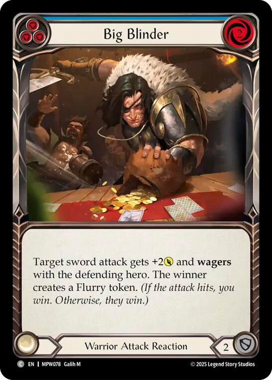 Big Blinder (Blue) [MPW078] (Mastery Pack Warrior)  Rainbow Foil