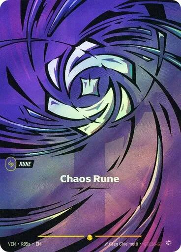 Chaos Rune (R05a) (R05a) [Vendetta]