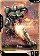 Leo (T-004) Token (WCS 26-27 Participation Pack Vol.2) (T-004) [Gundam Promotional Cards]