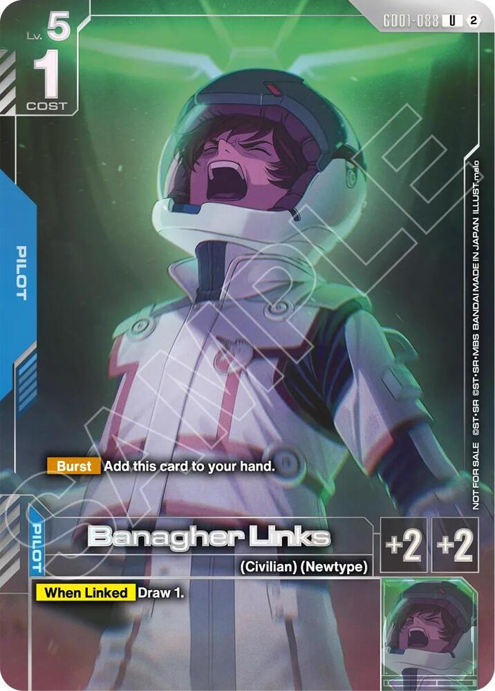 Banagher Links (Newtype Challenge 2026 Mission 4) (GD01-088) [Gundam Promotional Cards]