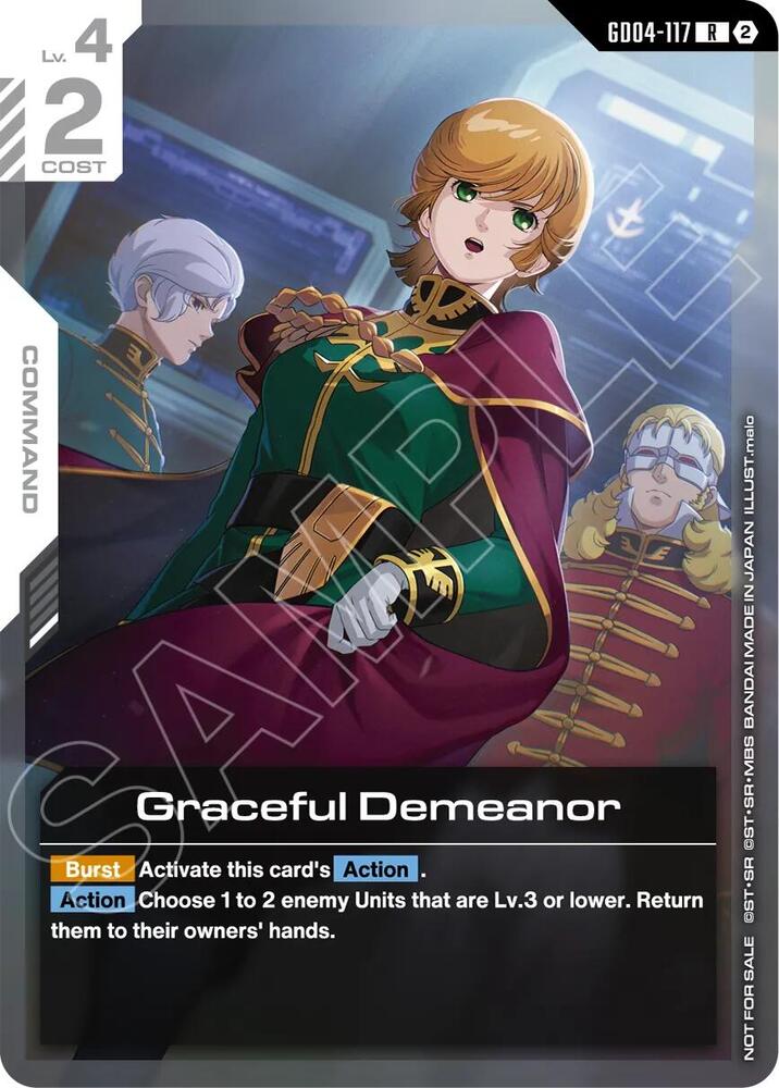 Graceful Demeanor (Newtype Challenge 2026 Mission 4) (GD04-117) [Gundam Promotional Cards]