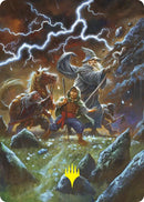 Call Forth the Tempest Art Card (Gold-Stamped) [The Hobbit Art Series]