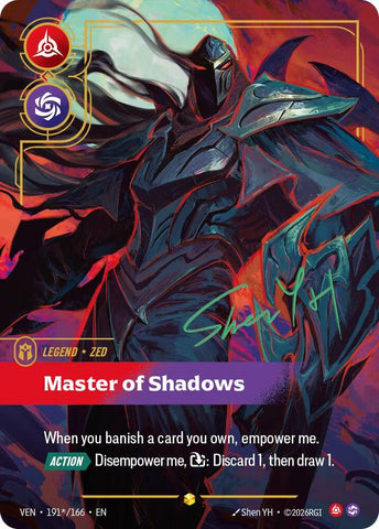 Zed - Master of Shadows (Signature) (191*/166) [Vendetta]