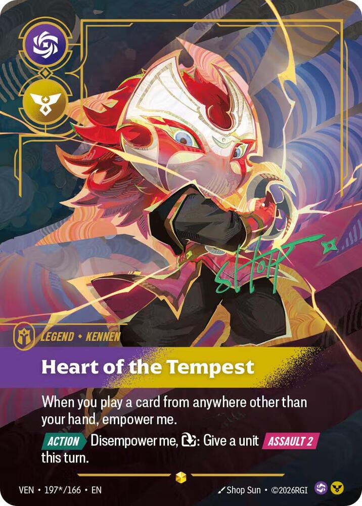 Kennen - Heart of the Tempest (Signature) (197*/166) [Vendetta]