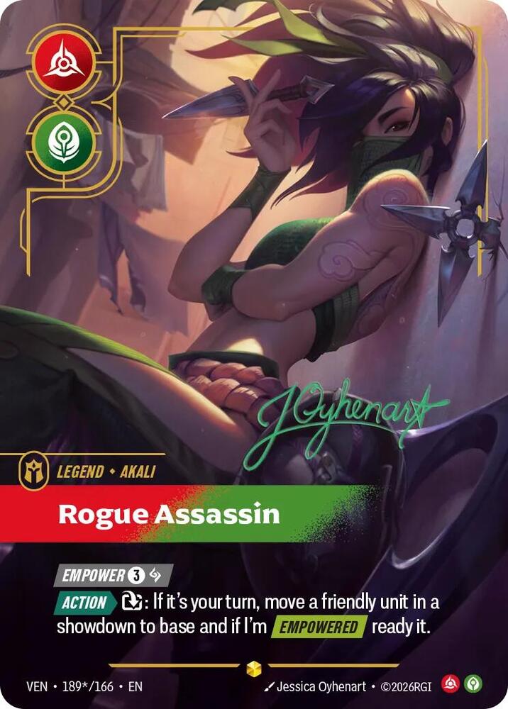 Akali - Rogue Assassin (Signature) (189*/166) [Vendetta]