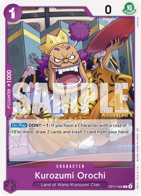 Kurozumi Orochi [The World's Strongest Warriors Release Event Cards]