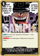 I'll Feed on This Rage and Use It to Bring the World to Ruin!!! [The World's Strongest Warriors Release Event Cards]