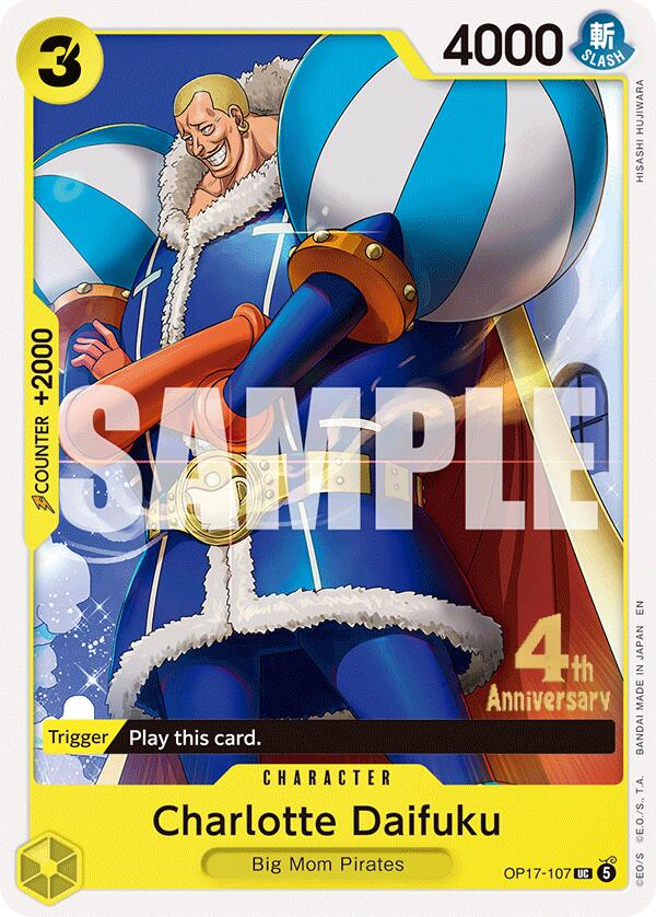 Charlotte Daifuku [The World's Strongest Warriors Release Event Cards]
