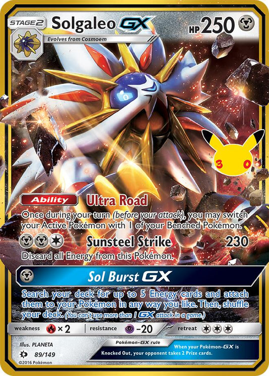 Solgaleo GX (89/149) [Mega Evolution: 30th Celebration Classic Collection]