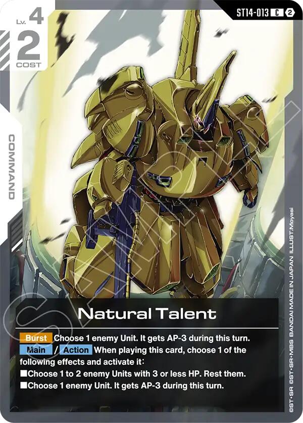 Blazing Mobile Suit Rider (ST14-014) [Starter Deck 14: Heavy Dominion]
