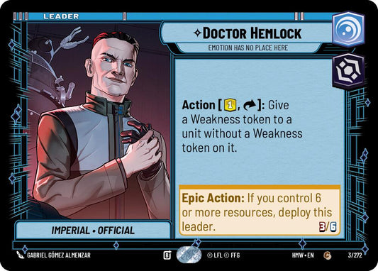 Doctor Hemlock - Emotion Has No Place Here (3/272) (3/272) [Homeworlds]
