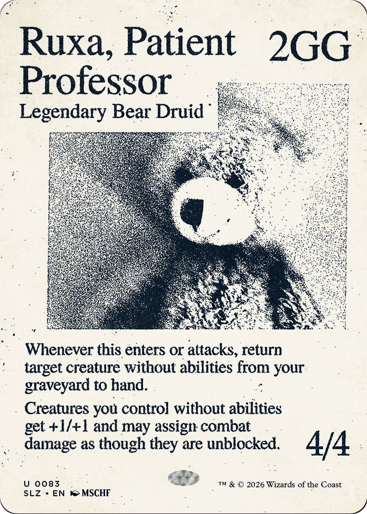 Ruxa, Patient Professor (0083) [Secret Lair x MSCHF: The Zeta Set]