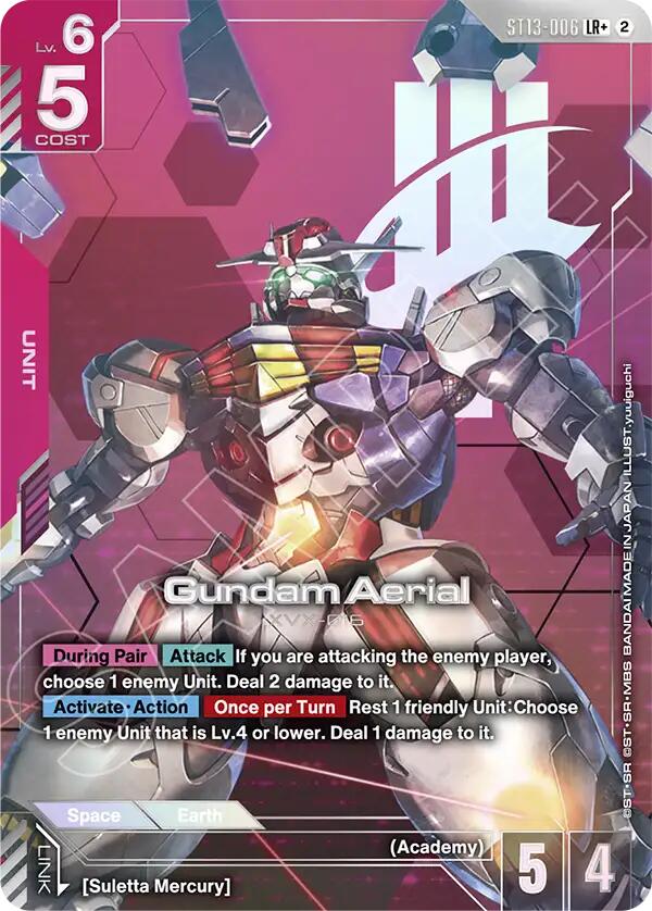Gundam Aerial (LR+) (ST13-006) [Starter Deck 13: Silent Barrage]
