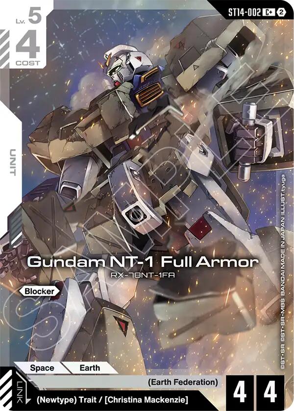 Gundam NT-1 Full Armor (C+) (ST14-002) [Starter Deck 14: Heavy Dominion]