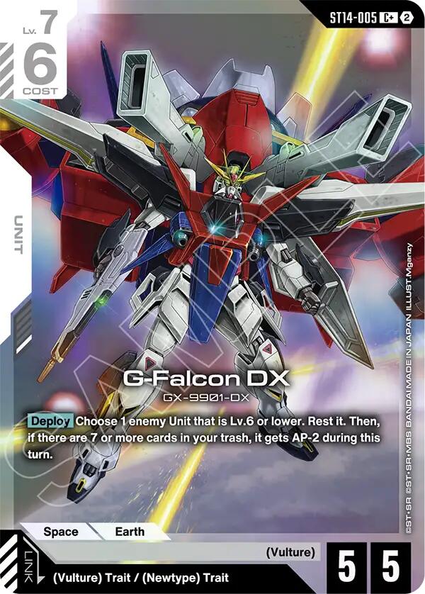 G-Falcon DX (C+) (ST14-005) [Starter Deck 14: Heavy Dominion]