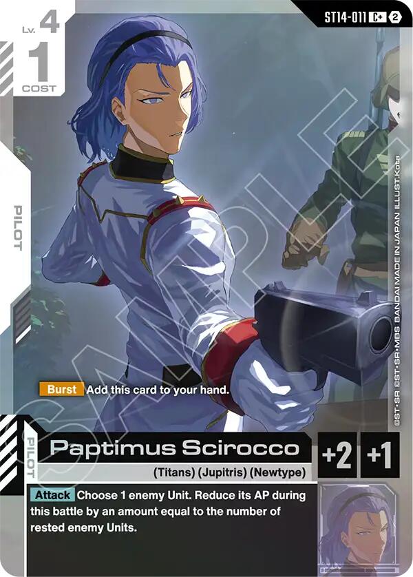Paptimus Scirocco (C+) (ST14-011) [Starter Deck 14: Heavy Dominion]