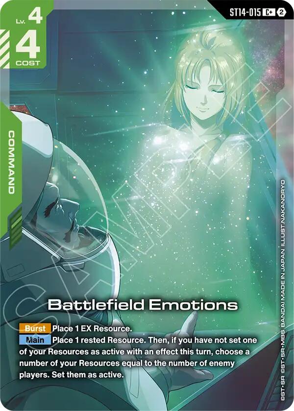 Battlefield Emotions (C+) (ST14-015) [Starter Deck 14: Heavy Dominion]