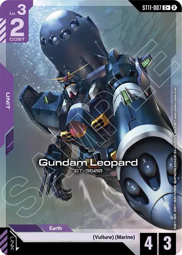 Gundam Leopard (C+) (ST11-007) [Starter Deck 11: Aquatic Assault]