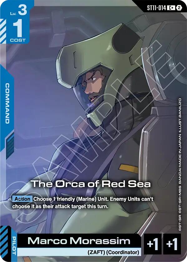 The Orca of Red Sea (C+) (ST11-014) [Starter Deck 11: Aquatic Assault]