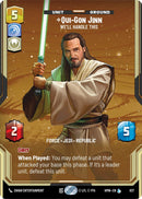 Qui-Gon Jinn - We'll Handle This (837) (Prestige) (837) [Homeworlds]