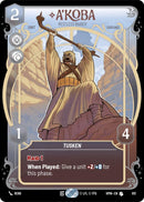 A'Koba - Restless Raider (851) (Prestige Foil) (851) [Homeworlds]