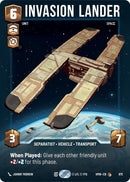 Invasion Lander (875) (Prestige Foil) (875) [Homeworlds]