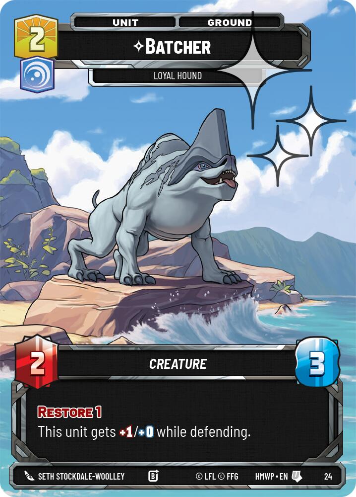 Batcher - Loyal Hound (24) (Foil) (24) [Homeworlds: Weekly Play]
