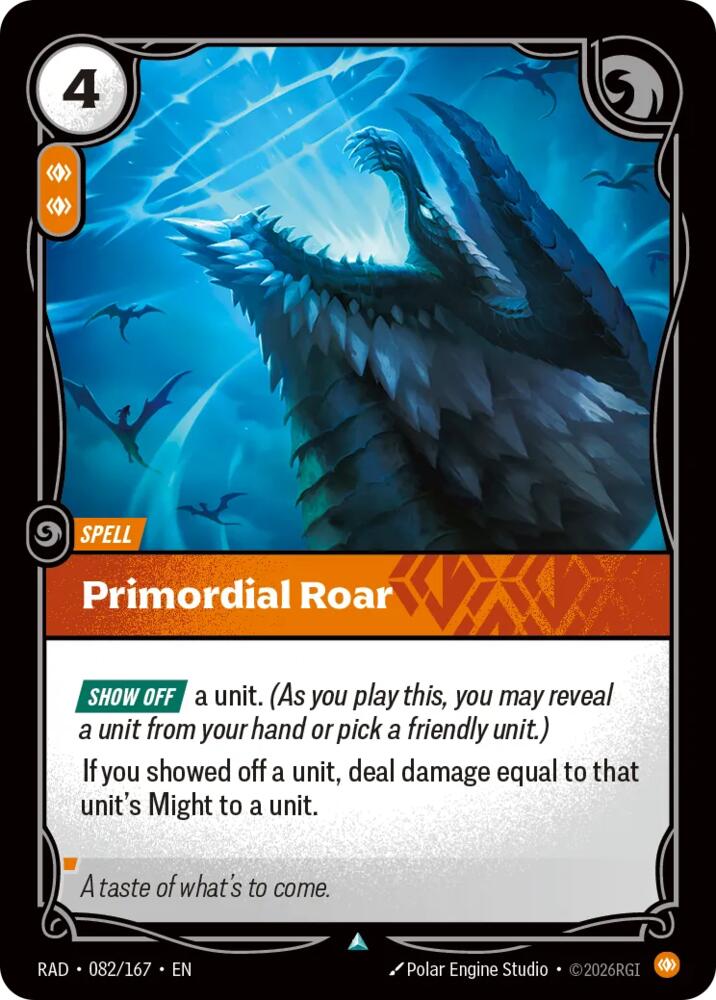 Primordial Roar (082/167) [Radiance]
