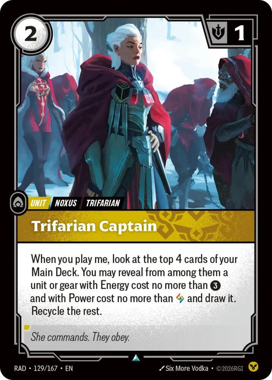 Trifarian Captain (129/167) [Radiance]