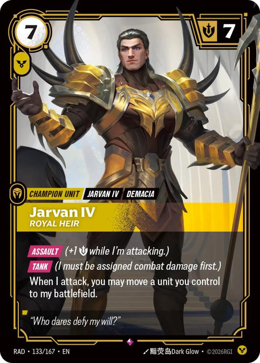 Jarvan IV, Royal Heir (133/167) [Radiance]