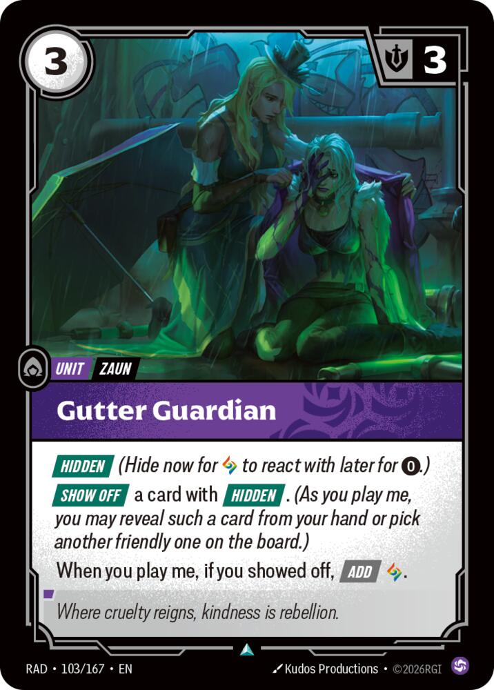 Gutter Guardian (103/167) [Radiance]