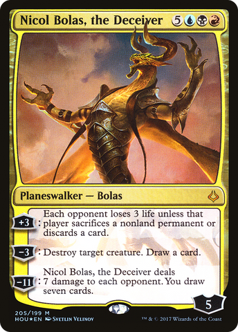 Nicol Bolas, the Deceiver [Hour of Devastation]
