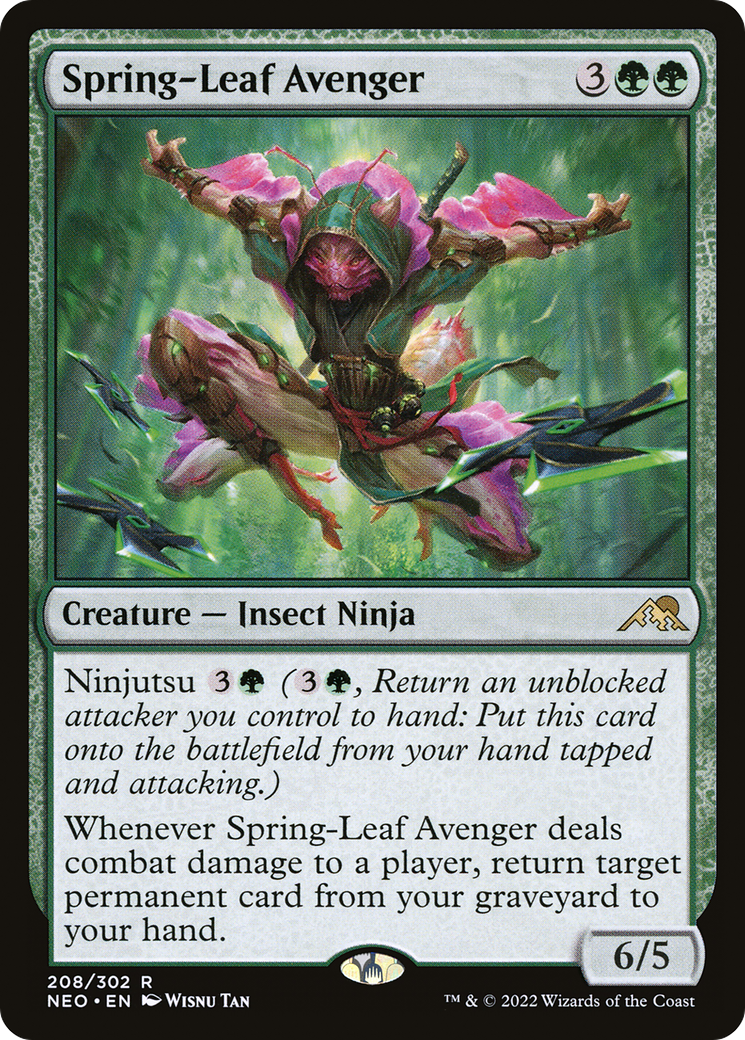 Spring-Leaf Avenger [Kamigawa: Neon Dynasty]