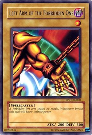 Left Arm of the Forbidden One [RP01-EN020] Rare