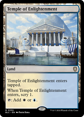 Temple of Enlightenment [Bloomburrow Commander]