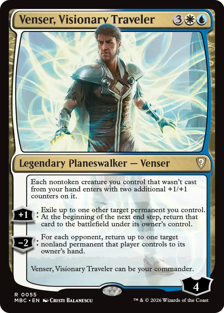 Venser, Visionary Traveler [Mystery Booster: Commander Edition]
