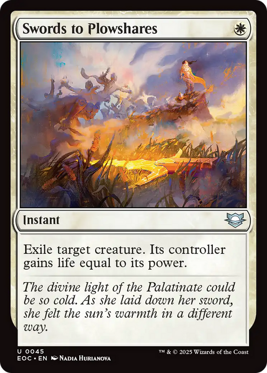Swords to Plowshares [Edge of Eternities Commander]