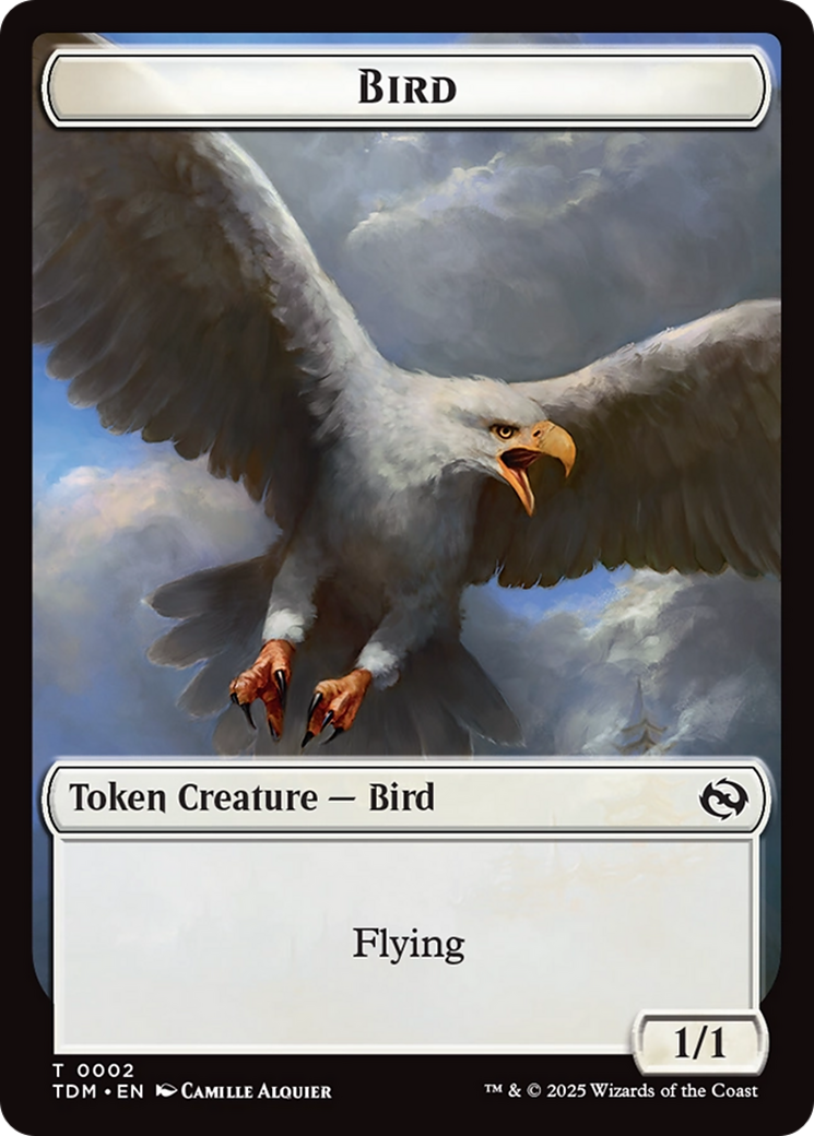 Inkling // Bird Double-Sided Token [Tarkir: Dragonstorm Commander Tokens]