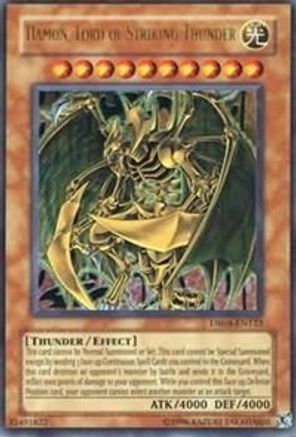 Hamon, Lord of Striking Thunder [DR04-EN122] Ultra Rare